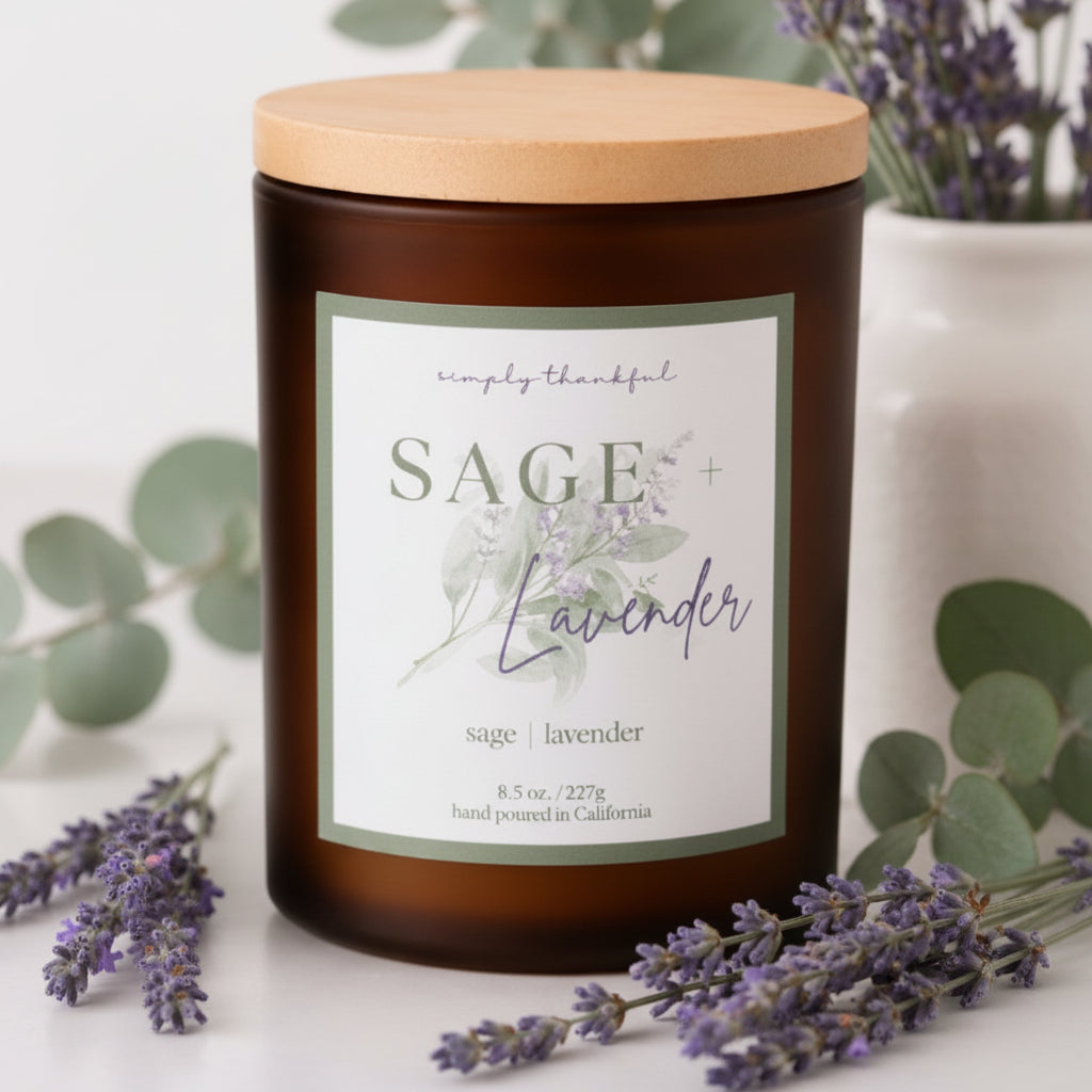 Everyday Collection - Sage + Lavender 8 oz. candle