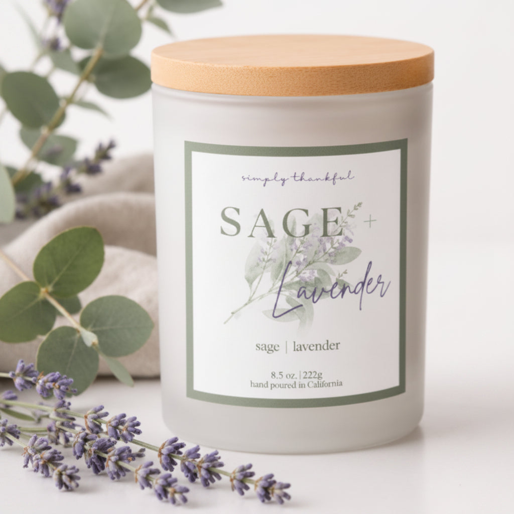 Everyday Collection - Sage + Lavender 8 oz. candle